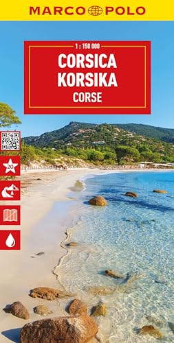 MARCO POLO Reisekarte Korsika 1:150.000: Marco Polo Highlights (MARCO POLO Regionalkarte)